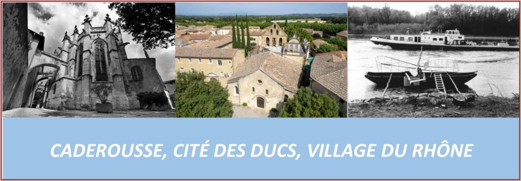 modele site caderousse cité des ducs village du Rhône