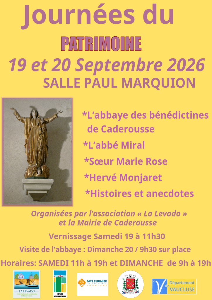 Journées du patrimoine-2026